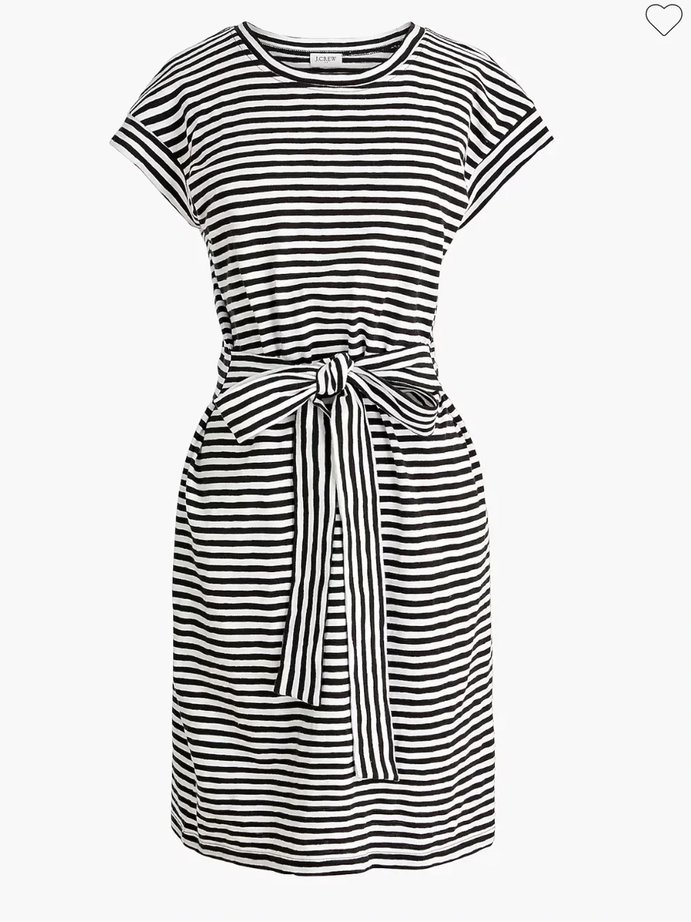 J Crew Striped T Shirt Dress